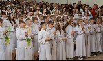 I Komunia Święta w sercańskiej parafii w Grodnie na Białorusi