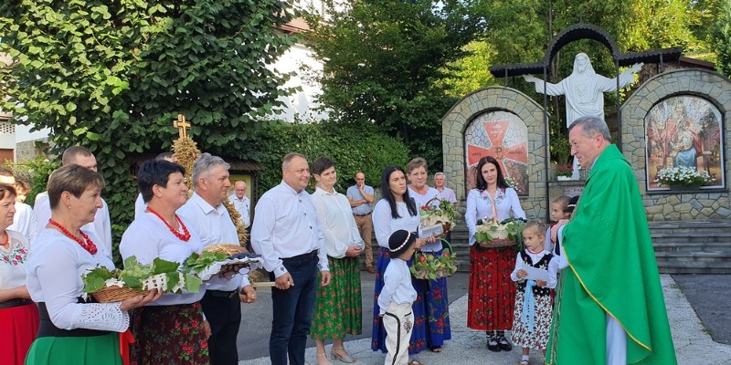 Gliśnianie dziękowali za zebrane plony