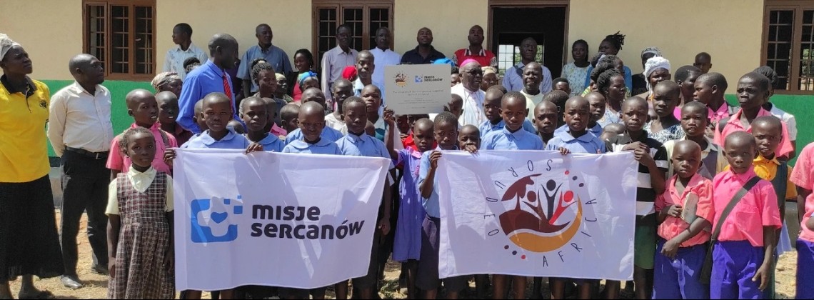 Szkoła w Ugandzie odbudowana dzięki darczyńcom z Polski